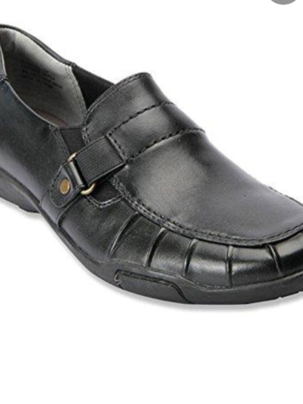 Ros Hommerson Cynthia Black Leather Loafers Size 8